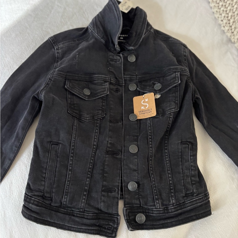 Woman black Denim Jacket